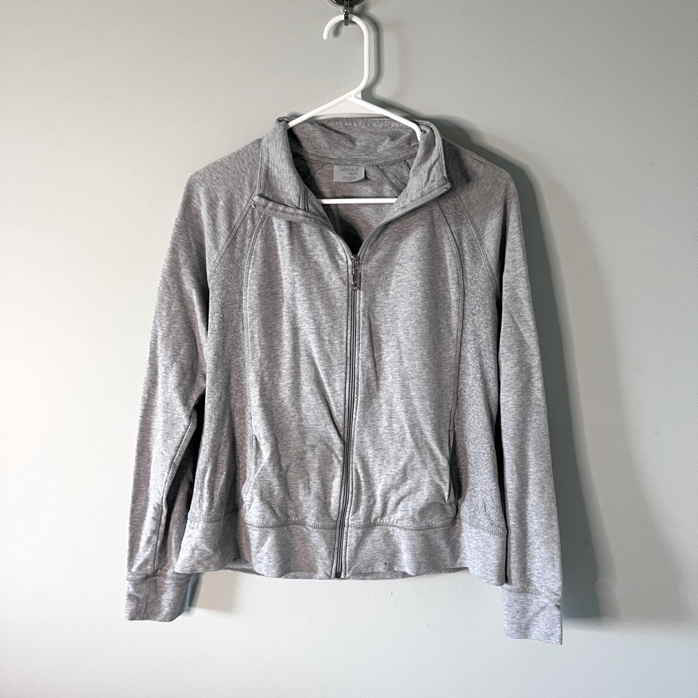 Womens grey zip up